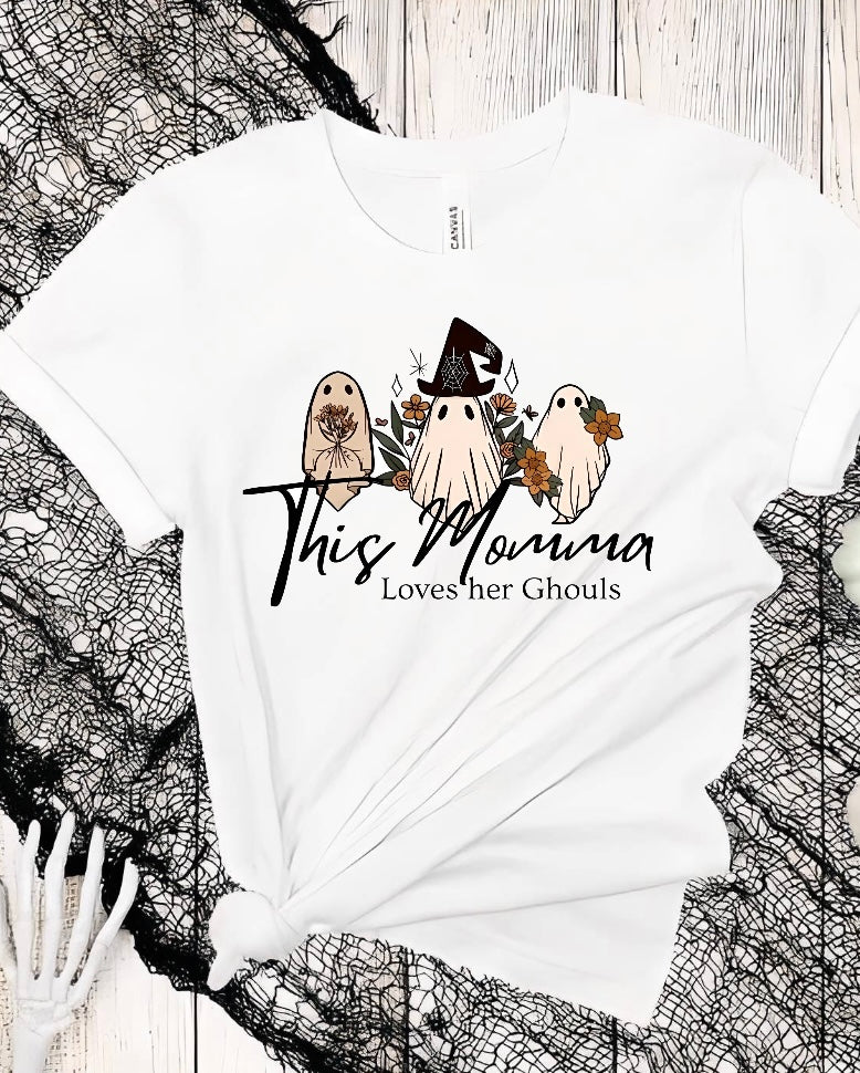 This mama loves her Ghouls Tee/Crew