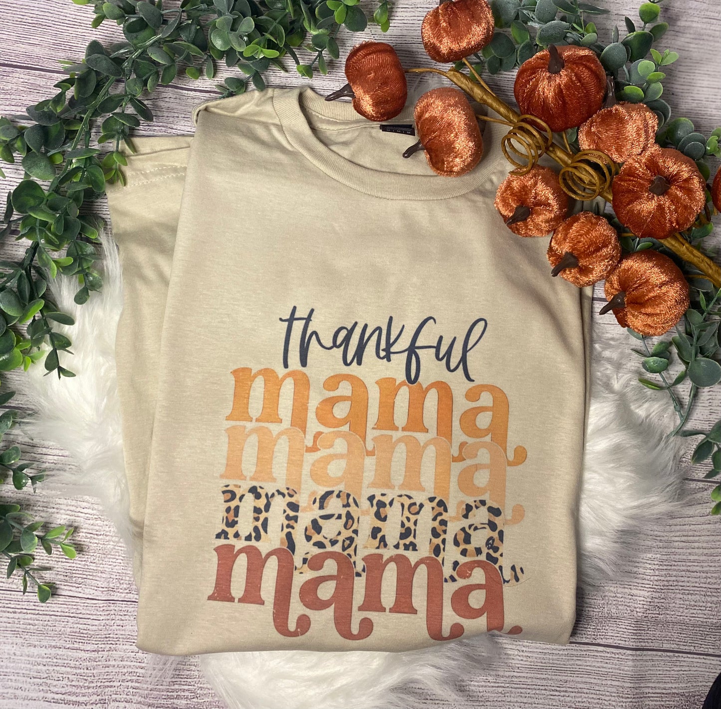 Thankful Mama Tee/crew