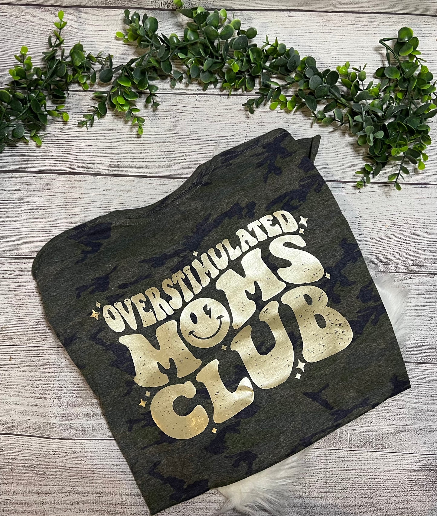 Overstimulated Moms Club Tee