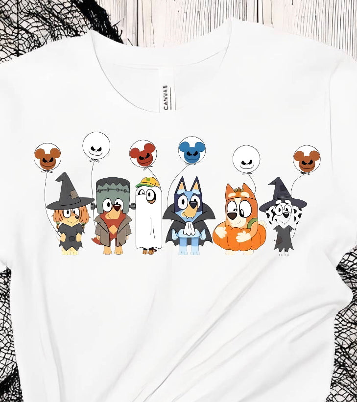 Bluey Crew Halloween Tee/Crew