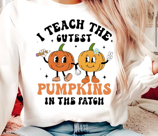 Teach the Cutest Pumpkins Tee/Crew