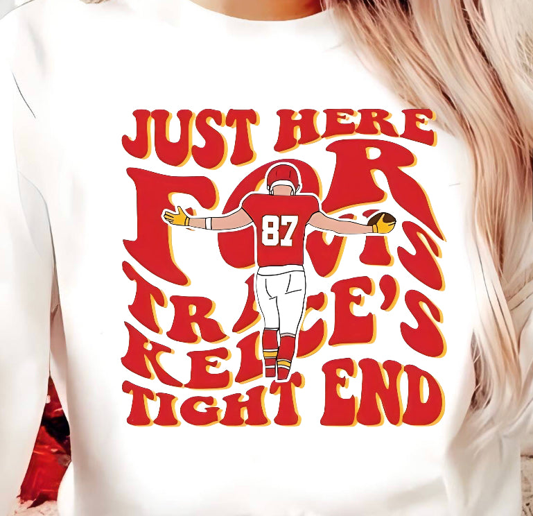 Travis Kelce’s tight end tee/crew