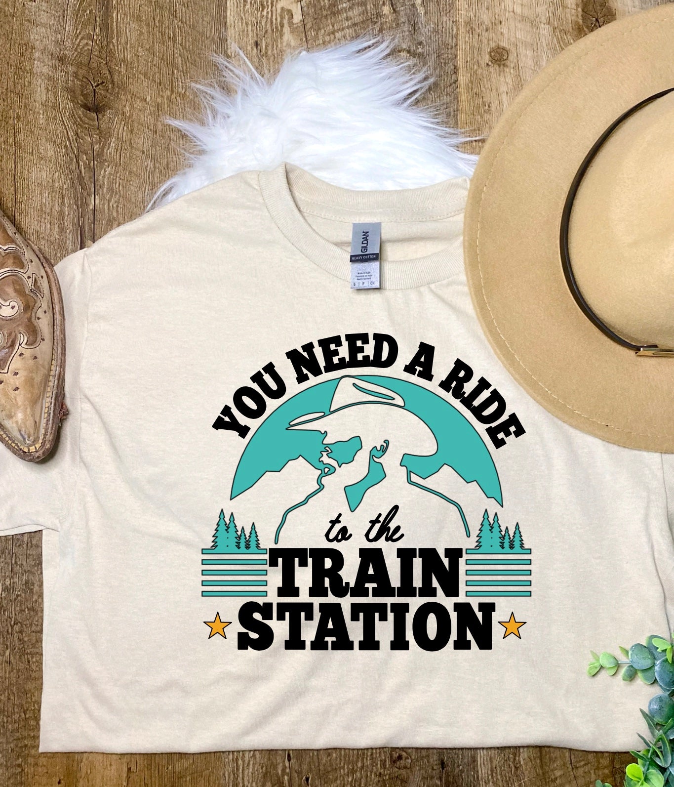 Train Station Rides – Sugar Pine Sign & Design