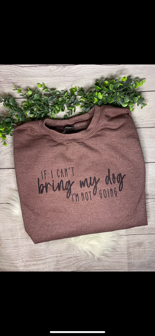 If I can’t bring my dog, I’m not going
